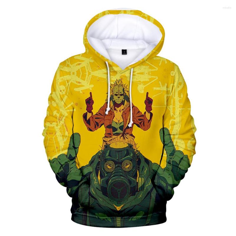 

Men's Hoodies Dorohedoro Anime Women Men 3D Prints Long Sleeve Hooded Sweatshirt Fashion Streetwear Pullover Clothes, Picture shown