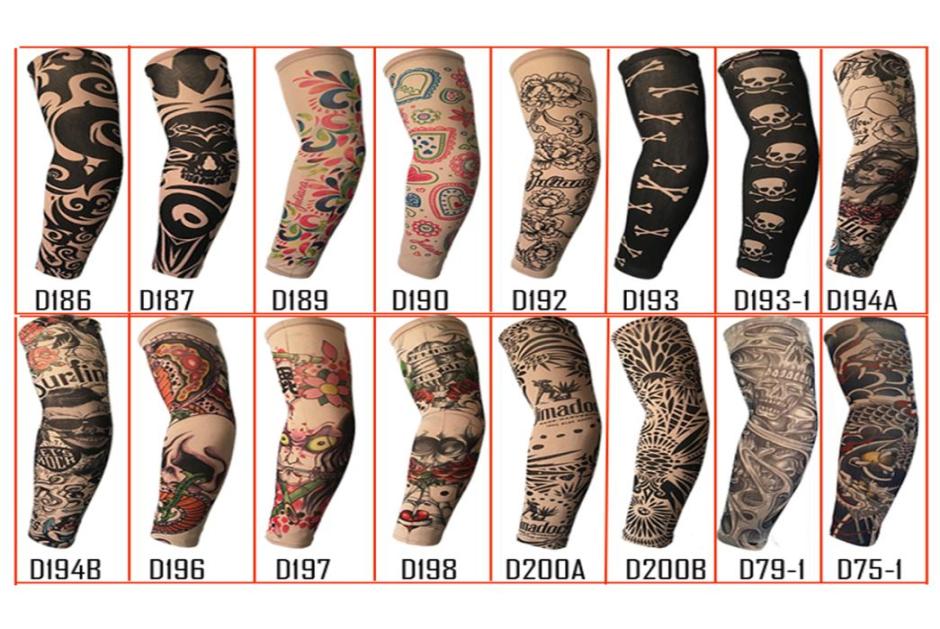 

Randomly Trendy Unisex Outdoor Sport AntiUV Fake Tattoo Sleeves Motorcycle Hiking Arm Protective Warm Stocking Sleeves Temporary 3492680