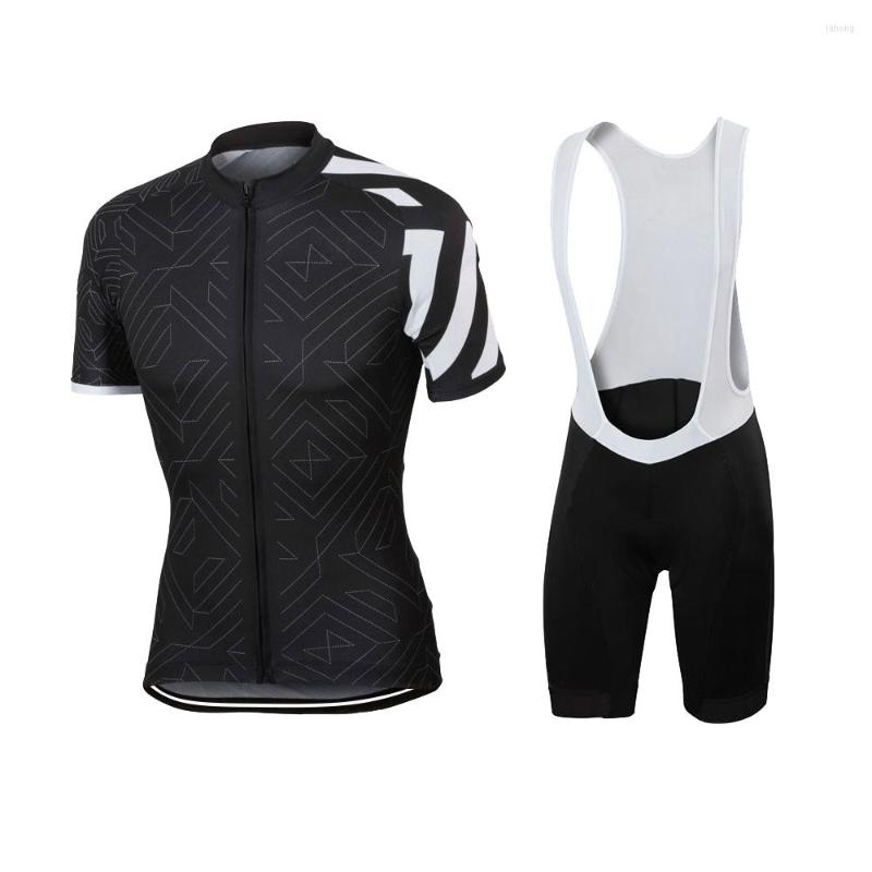 

Racing Sets Jersey Set Team Bike Wear Men Short Sleeve Cycling Bib Shorts Gel Pad Kit Clothing MTB