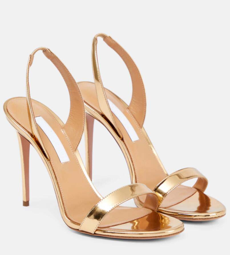 2023S Woman sandal luxury high heels Bubbles 105mm Leather sandals slingback sandaies wedding party dress pumps open toe sling back sexy designer wi