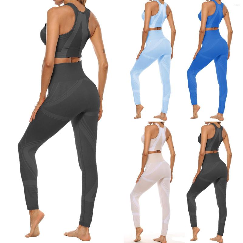 

Women' Two Piece Pants Fashion Women Sexy Ladie Seamless Taracksuit Tight Hip Sleeveless High Waist Yoga Suit Short Sleeve Crop Top Workout, Black