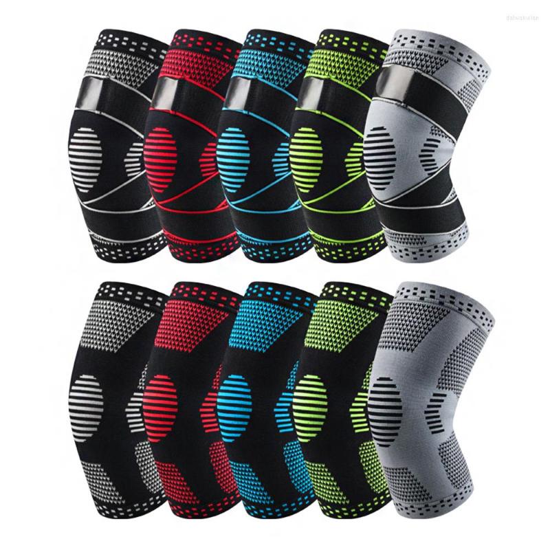 

Knee Pads Knees Protector Brace Compression Support With Patella Gel & Side Stabilizers For Running, Style b-green-2pcs