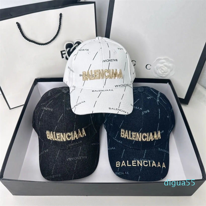 

Summer Letter Embroidery Designer Ball cap Couple Vacation Travel Sports Letter Graffiti 3 Colors casquette, Blue
