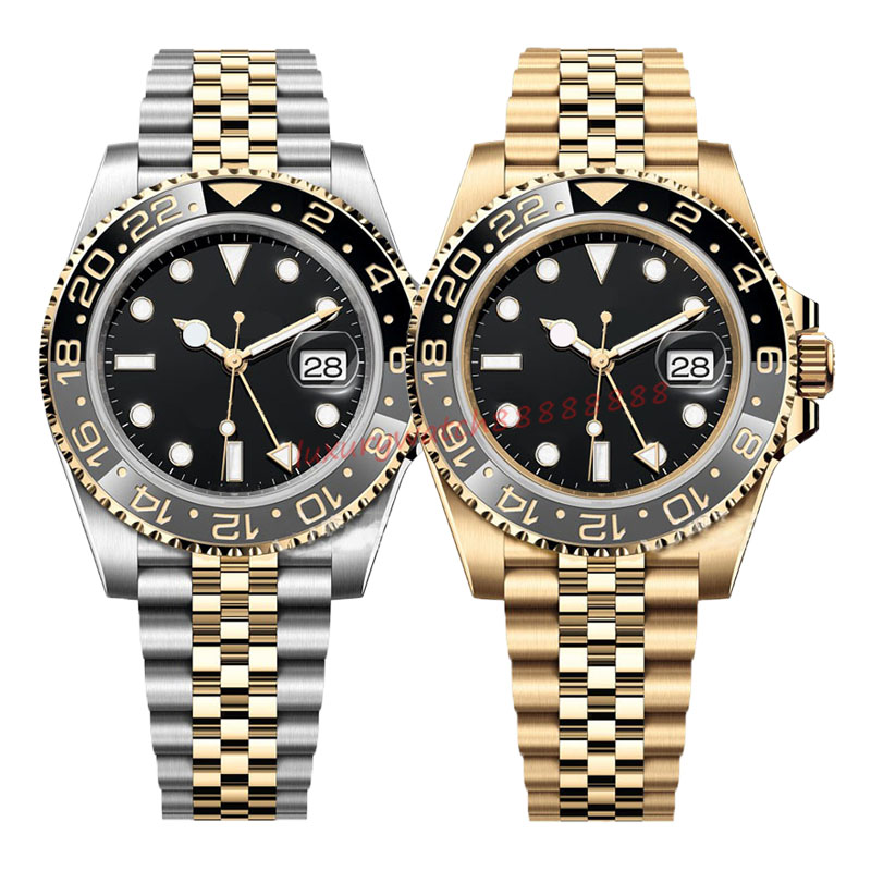 

2023 New Mens Sports Watch Designer Luxury Watch GMT Stainless Steel Material Sapphire Glass Waterproof Glow High Quality Watch for men automatic movement watches, Sg01