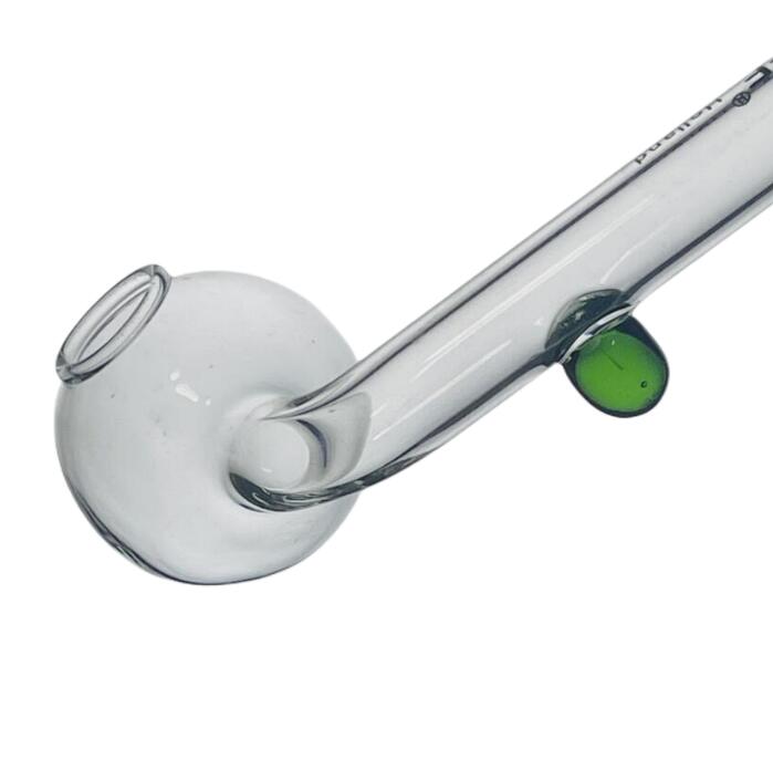 

Thick Pyrex Glass Oil Burner Pipe 5.5 inch 30mm ball 90° Smoking Hand Pipes Oil Pipe glass water pipe bong