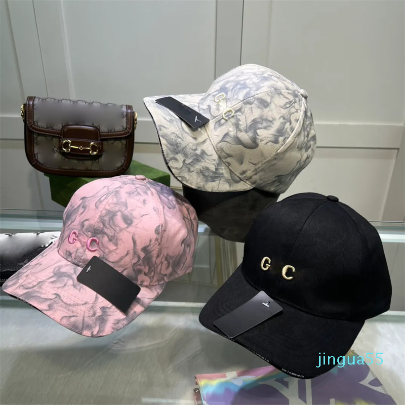 

Holiday Sunscreen Designer Ball cap Couple Summer Sports Letter 3D Embroidery 3 Colors casquette, Pink