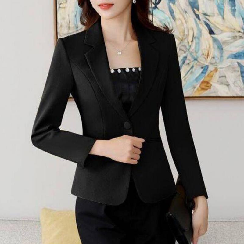 

Women' Suits Suit Female Spring And Autumn 2023 Style Korean Fashion Self-cultivation Casual Ladies Regular Single Breasted, Black