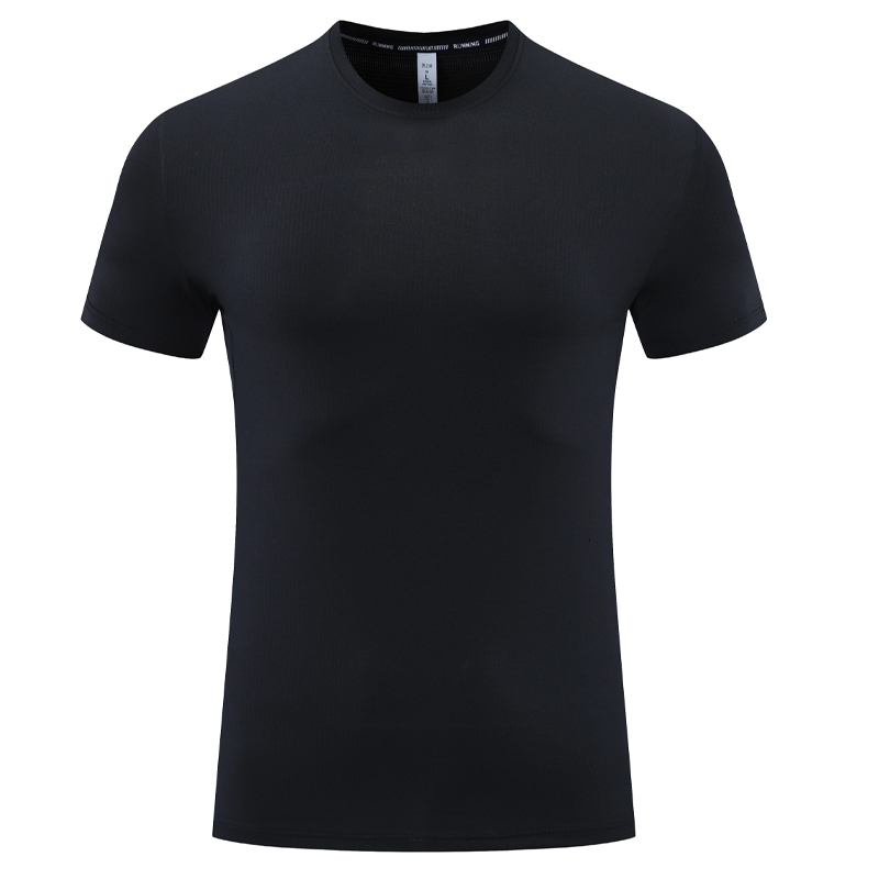 

Men's T-Shirts Men Tshirt Sports Workout Fitness Fashion Back Print Short Sleeve Quick Dry Outdoor Jogger Training Top Running Breathable Tee 230420, Black