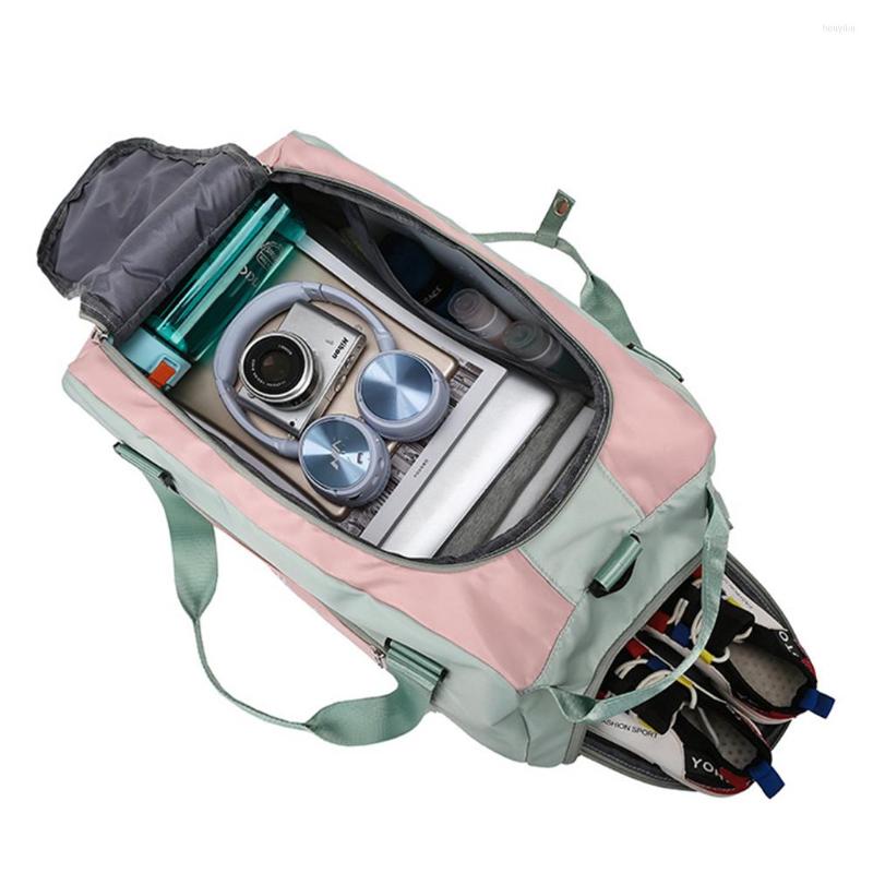 

Outdoor Bags Oxford Sports Backpack Purse Large Capacity Yoga Waterproof Multifunctional Storage Shoulder Strap For Men Women, Grey