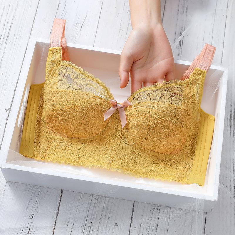 

Bras The Plus Size Ladies Bra Thin No Steel Ring Comfortable Breathable Adjustable Underwear Push Up Sexy Women Lingerie, Black