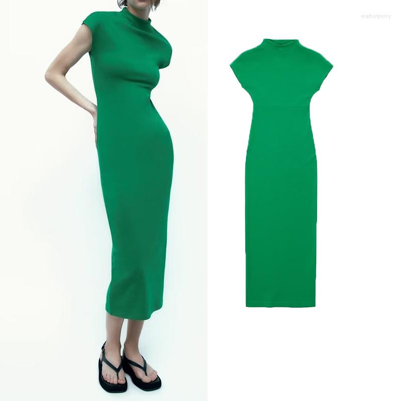 

Casual Dresses Knit Long For Women Bodycon Dress Woman Cotton Sleeveless Evening, 8177hh