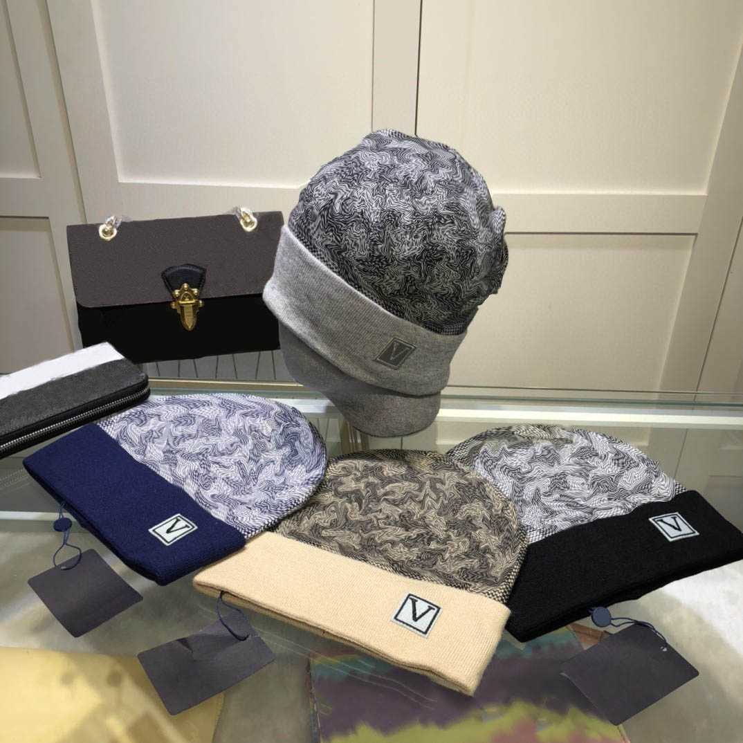

Men Women Snow Beanies Winter Woolen Caps With Checked Knitted Fashion Ski Cap Unisex Skull Caps Warm Hat, L08