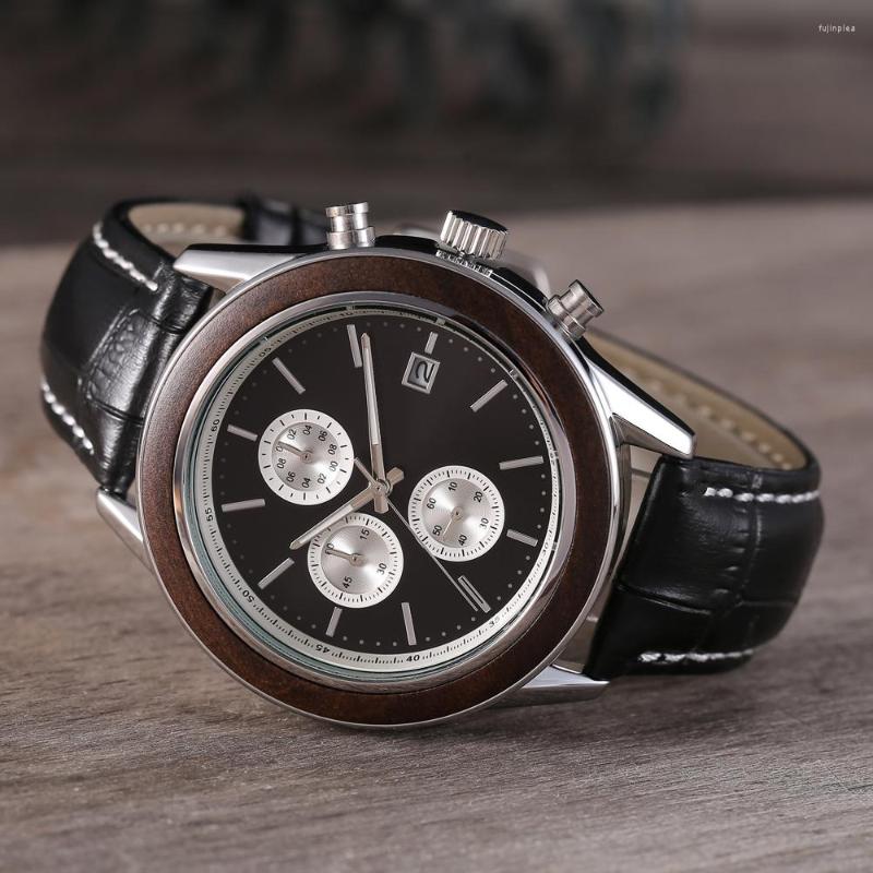 

Wristwatches From Grandpa To My Grandson Fashion Luxury Waterproof Men Engrave Your Personalized Watch Leather Strap Birthday Graduation, Sjd4102
