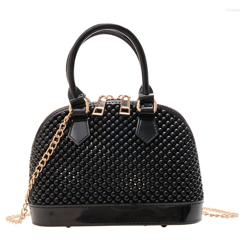 

Evening Bags Brand Women's Handbag 2023 PVC Jelly Shell Bag Fashion Explosive Shoulder Messenger, Transparent