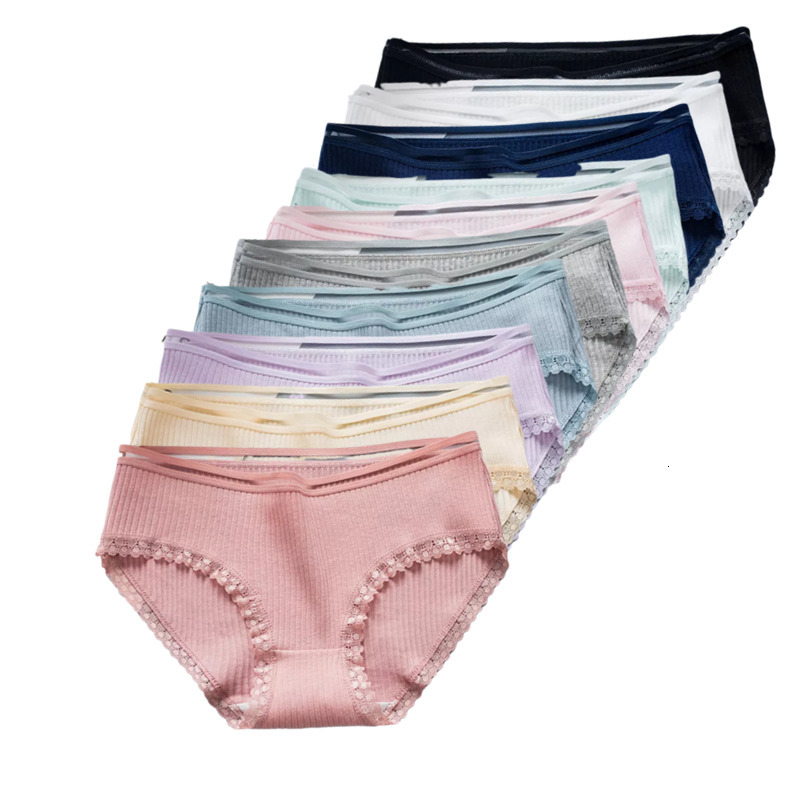

Women's Panties 10PCS Sexy Women's Cotton Panties Hip Lift Hollow Out Briefs Mid Waist Female Comfort Breathable Underpants Solid Lady Lingerie 230420, Skin