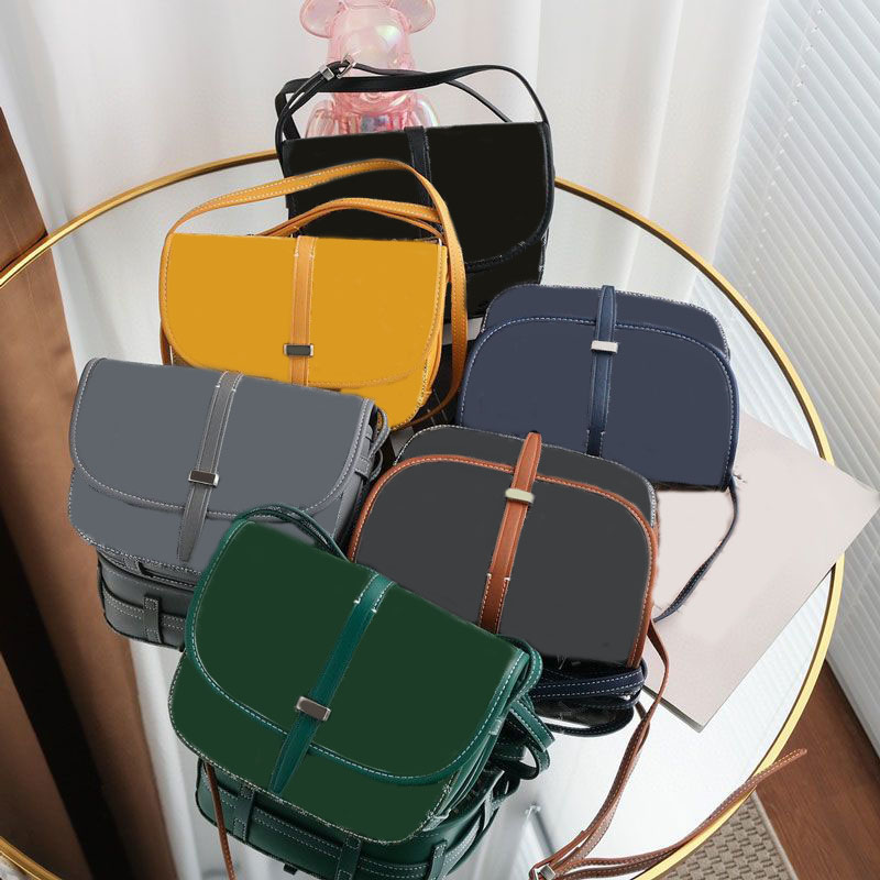 

Luxury designer bag mens shoulder bag with adjustable shoulder strap postman card holder sacoche modern flap crossbody bags with palladium XB038 B23, 8#