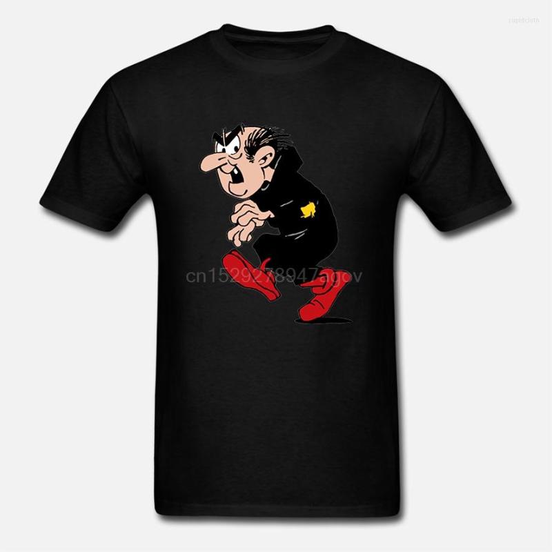 

Men' T Shirts Gargamel Cartoon T-Shirt Mens Round Neck Short Sleeves Bottoming, Men-darkpurple