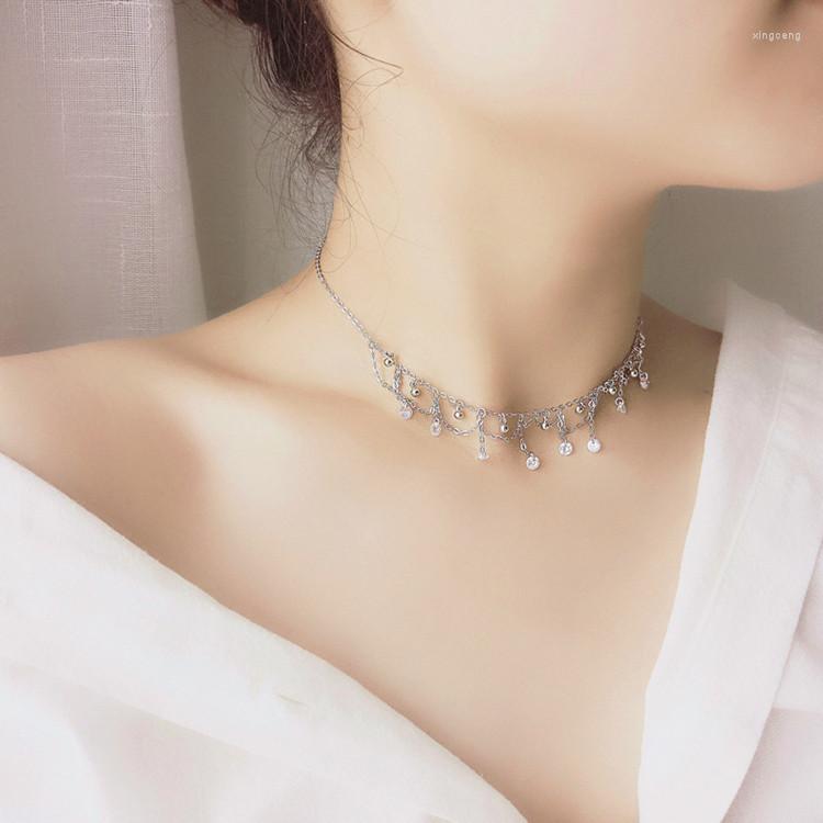 

Choker DIEERLAN Gothic Charm Lace Necklace For Women Lady Wedding Elegant Pendant Necklaces Korean Exquisite Jewelry Gift 2023
