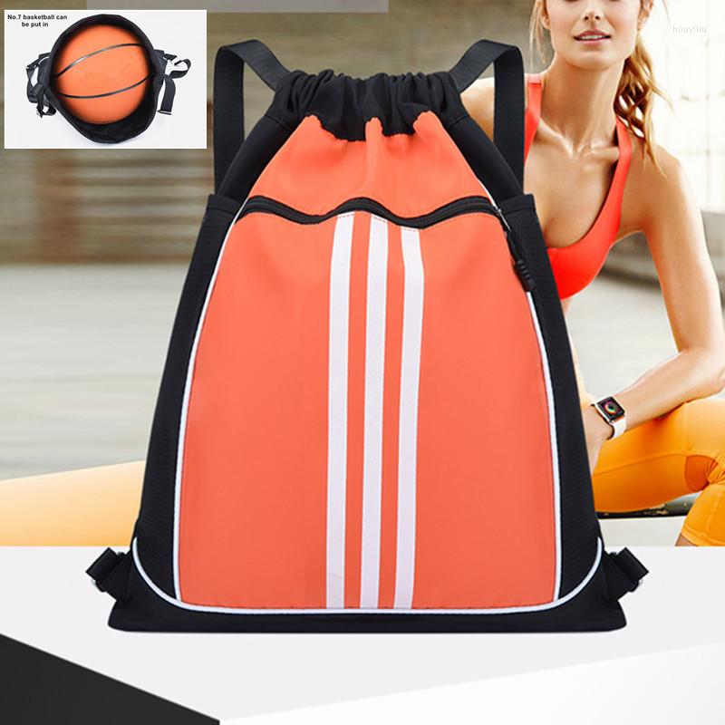 

Outdoor Bags Men's Sports Women's Gym Bolsas Big Basketball Exercise Fitness Weekender Travel Rucksack Camping Backpack Female, Pink