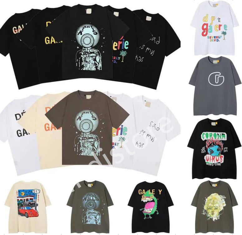 

Men&women's T-shirts Designer Galleryes depts Shirt Alphabet Print Trendy Trend Basic Casual Fashion Loose Short T-shirt Half Sleeve TeeS Oversized jhy, Cu11
