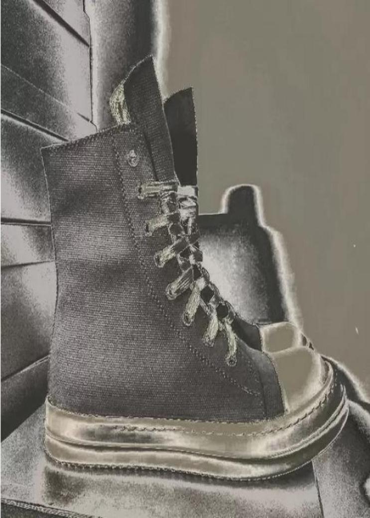 

2022Dress Shoes Black Thick Increase Dark Mens Canvas Casual Short Boots Female Board Retro Dissol shoes3493898, White