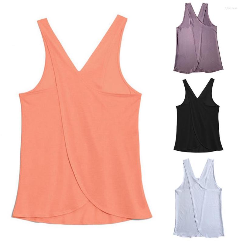 

Women' Tanks Top Sports Sleeveless Women Activewear Criss Cross Back Workout Yoga Vest Tank, Pink