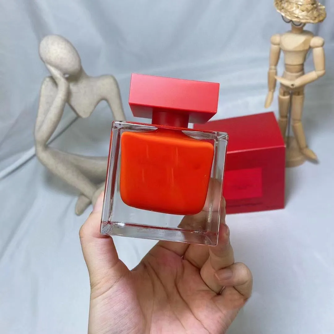 

Luxury Women Rouge Perfume 90ml Eau De Parfum Fragrance 3fl.oz Long Lasting Smell Red Bottle EDP Lady Girl Cologne Spray High Quality Fast Delivery