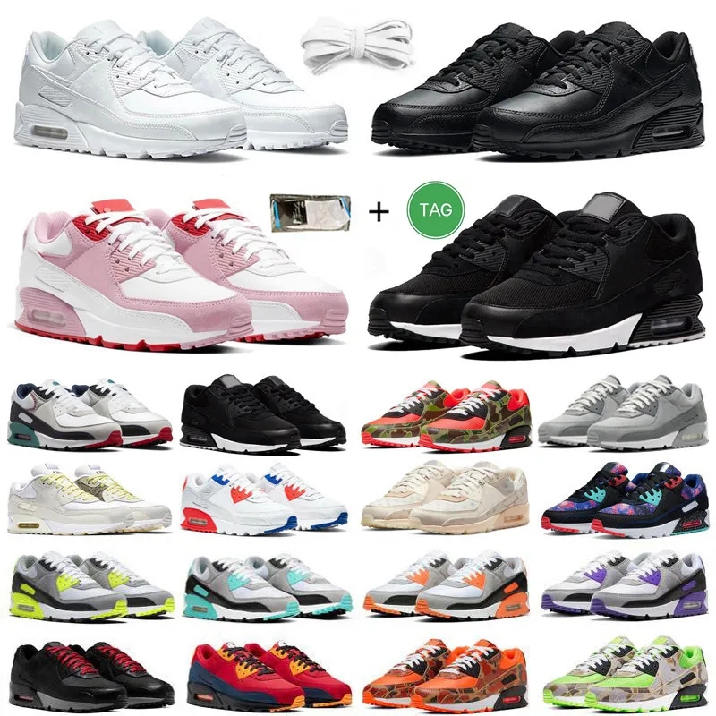 

Max 90 Casual shoes Air Triple White Black Wolf Grey University Blue Leather Mesh Supernova Dust Grey Malt Camo Batman Valentines Day women mens trainers Sneakers