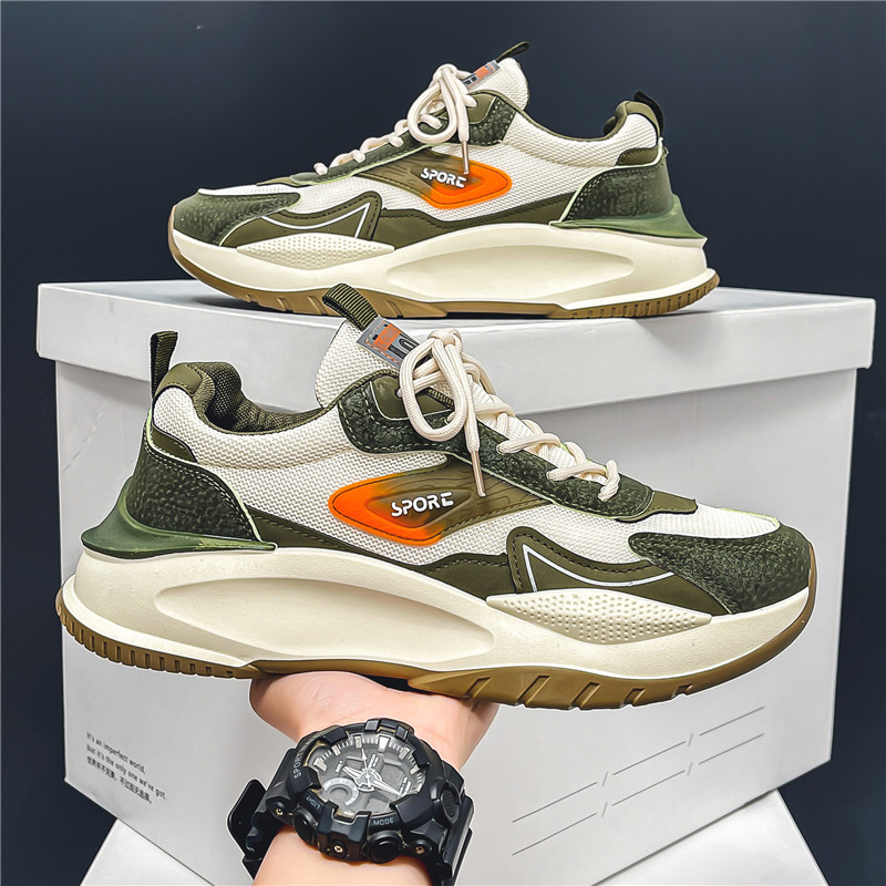 

New Boots mens designer shoes Korean version of the original Suefeng luxury sports shoes breathable high quality soft soled shoes A3, Green