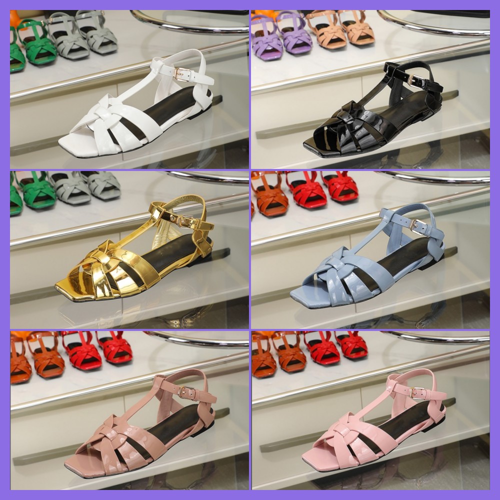 

2023 Luxury Designer Leather Women's Sandals Summer High Heels Fashion Beach Women's Slippers H Letter Slippers 35-43, 13