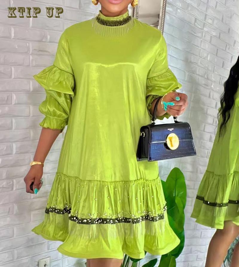 

Ethnic Clothing Moroccan Kaftan Dubai Arab Beads Middle East Fashion Dress Casual African Women Jelaba Femme Musulman Abaya Turkish