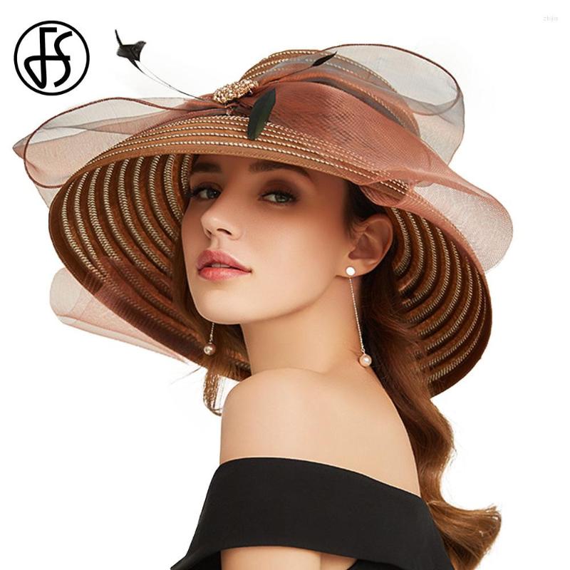 

Wide Brim Hats FS 2023 Panama Hat Casual Sunshade Straw Sun For Women Summer Cap Floppy Foldable Bowknot Beach Visor Caps, Pink sun hats