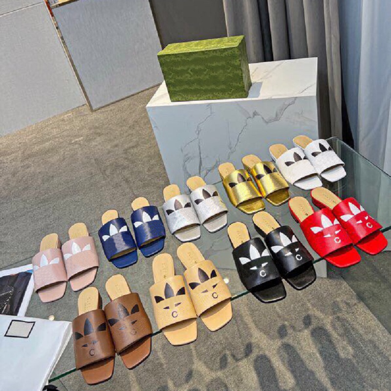 

Designer Slipper Luxury Slides Brand Sandals Woman Slide Men Slippers Flat Bottom Flip Flop Design Sneakers Leather Sandal by 1978 S302 02, #1