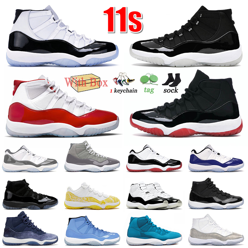 

11s Authentic OG Basketball Shoes Jumpman 11 For Men Women High Concord 25th Anniversary Jubilee DMP Space Jam Cap and Gown Gamma Blue Sneakers Trainers Size 36-47, B6 40-47 low legend blue