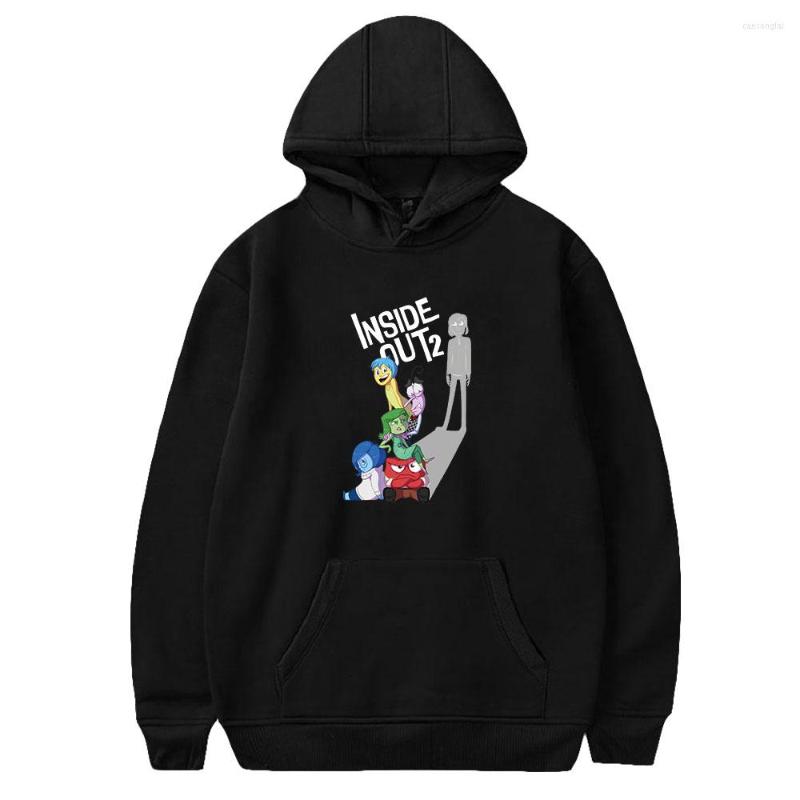 

Men's Hoodies Inside Out 2 Hoodie Unisex Long Sleeve Women Men Sweatshirt Harajuku Streetwear 2023 American Cartoon Anime Clothes, Navy