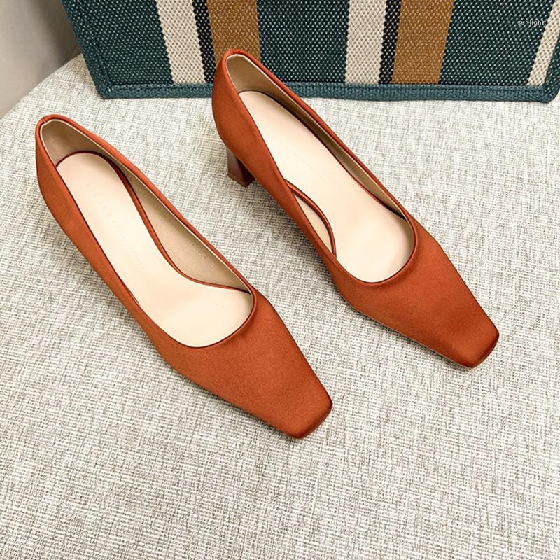 

Dress Shoes Spring Summer High Heels Women Fashion Shallow Chunky Sandals 2023 Sexy Party Pumps Femme, Black