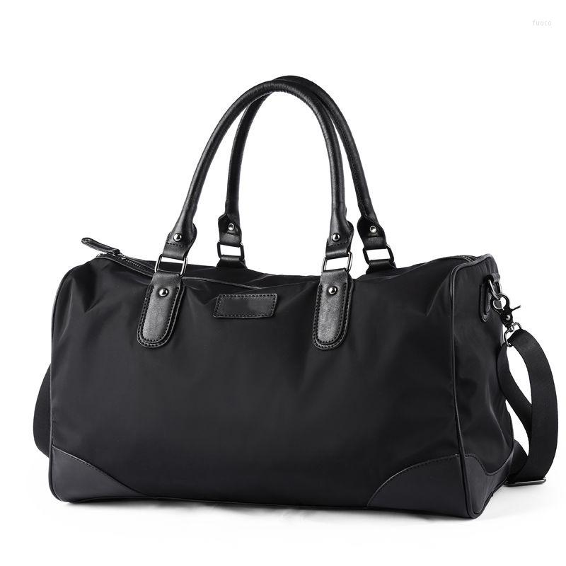 

Duffel Bags Men's Business Handbag Large Capacity Short Travel Bag Fashion Trend Leisure Man's, Black
