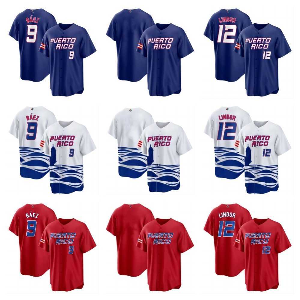 

2023 Team Puerto Rico Baseball Jersey Francisco Lindor Javier Baez Molina Carlos Correa Marcus Stroman Edwin Diaz Marcus Stroman Hernandez Roberto Clemente Cruz 6X