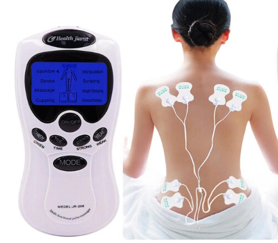 

herald Tens Acupuncture Body Massager Digital Therapy Machine 8 Pads For Back Neck Foot Leg health Care7318921