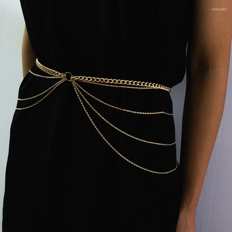 

Belts Multi Layer Sexy Waist Belly Chain Belt For Women Alloy Long Tassel Decor Dancing Bikini Party Body Accessories, Silver