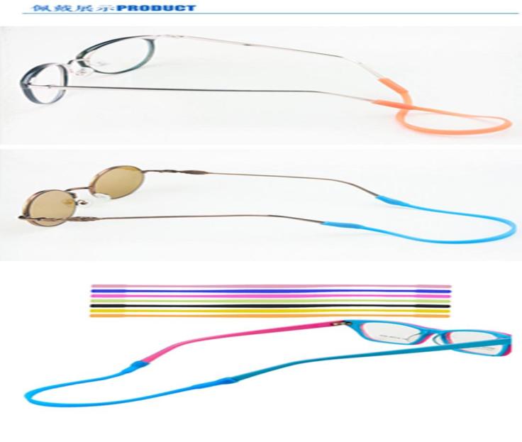

7pcs Kids16 adult 21cm elastic silicone glasses string eyeglasses cord sporty glasses string rope 14cm or 21cm lengthen style 2892050