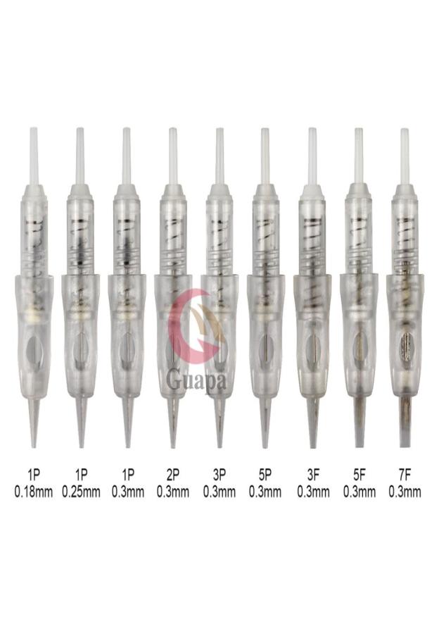 

Whole 50 pcs High Quality 1R 3R 5R 5F 7F Cartridge Needle for Micropigmentation Device Permanent Makeup Machine with Panel2529104