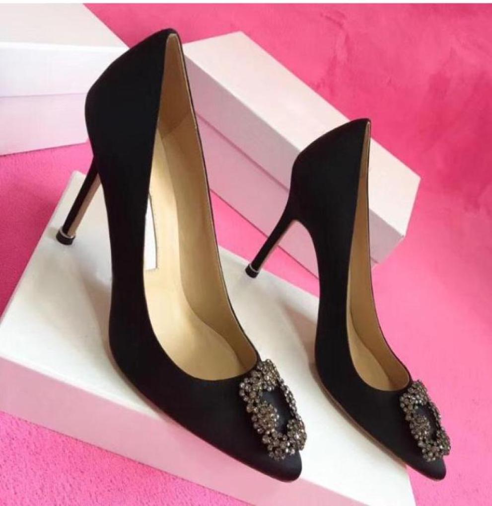 

2020 high quality Party Wedding Shoes Bride Women Ladies Sandals Fashion Sexy Dress Shoes Pointed Toe High Heels Leather Glitte6591791, Red