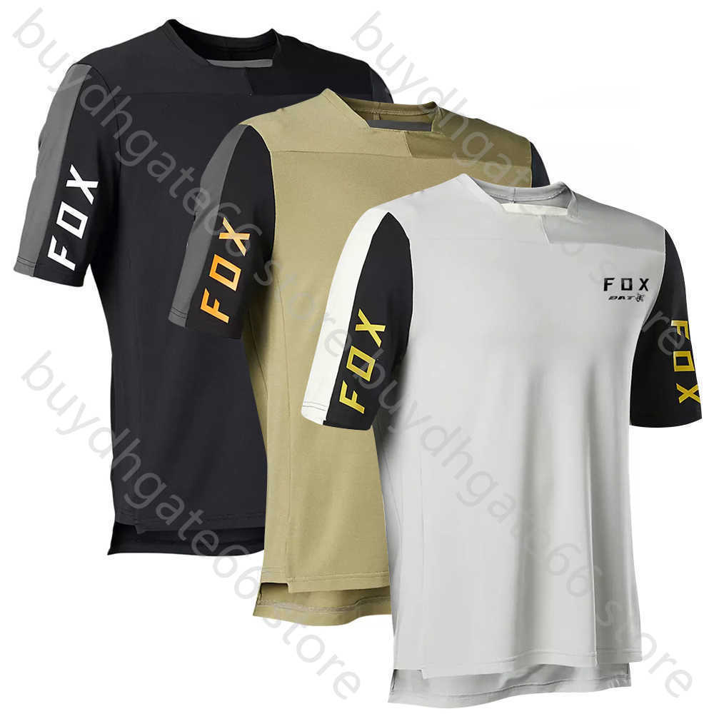 

9h1g Men's t Shirt 2023 New Style Cycling Jersey Enduro Motocross Mtb Bat FFOOXX Downhill Mountain Bike Dh Maillot Ciclismo Hombre Quick Drying Brsu, S-s019