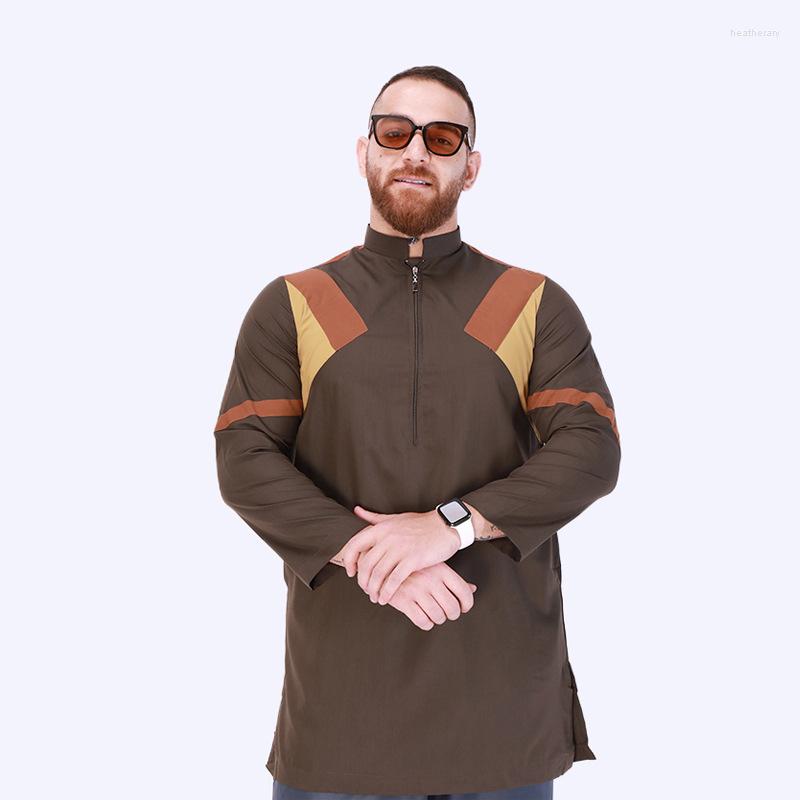 

Ethnic Clothing Ramadan Eid Muslim Fashion Men Robe Kaftan Abaya Qamis Homme Musulman Pakistan Thobe Ropa Islamica Hombre Islamic