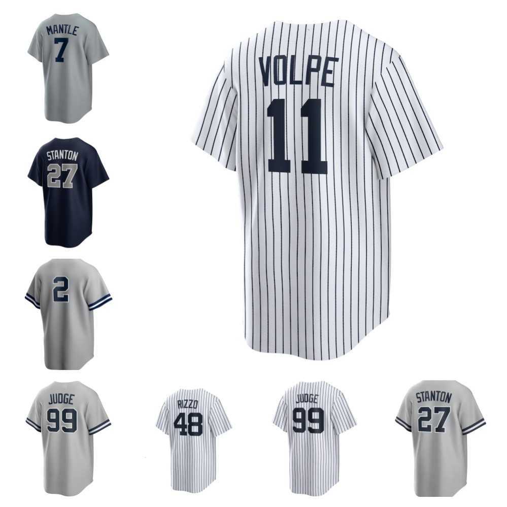 

2023 Custom S-6XL 11 volpe jerseys Aaron Judge Jersey Derek Jeter Anthony Rizzo Gerrit Cole Gleyber Torres Giancarlo Stanton Clay Holmes DJ LeMahie