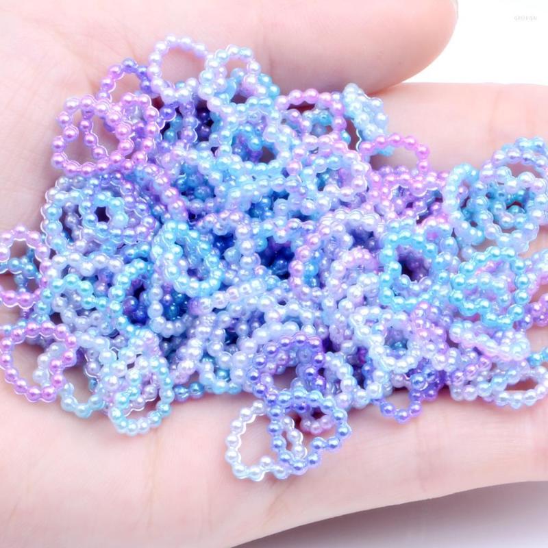 

Nail Art Decorations 1000pcs 11mm Half Heart Rainbow Imitation Pearl Resin Rhinestones Flatback DIY Crafts Jewelry Making Wedding Decoration