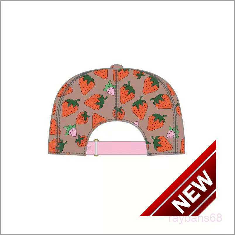 

23ss Quality Strawberry Baseball Caps Man's Cotton Cactus Classic Letter Ball Summer Women Sun Hats Outdoor Adjustable Snapbaguc