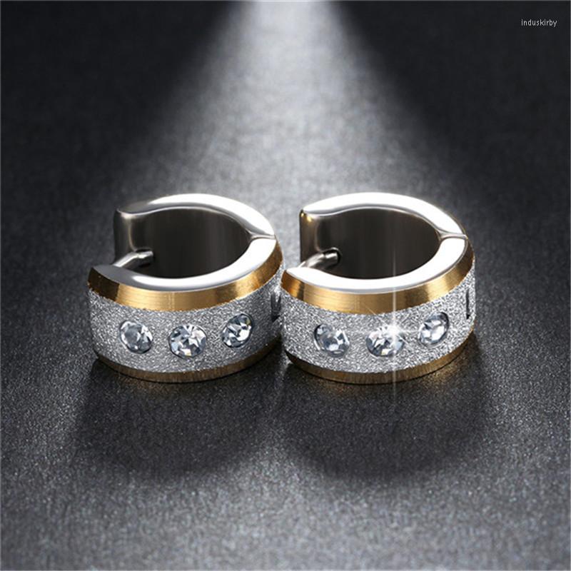 

Hoop Earrings KOTiK Gold Color Stainless Steel Punk Fashion Jewelry Statement For Women Brincos Wholesale Gift