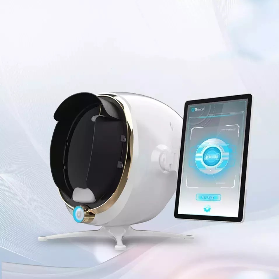 

New trending product smart 3d skin analyzer bitmoji AI intelligent skin analyzer machine facial with Ipad auto skin analyzer
